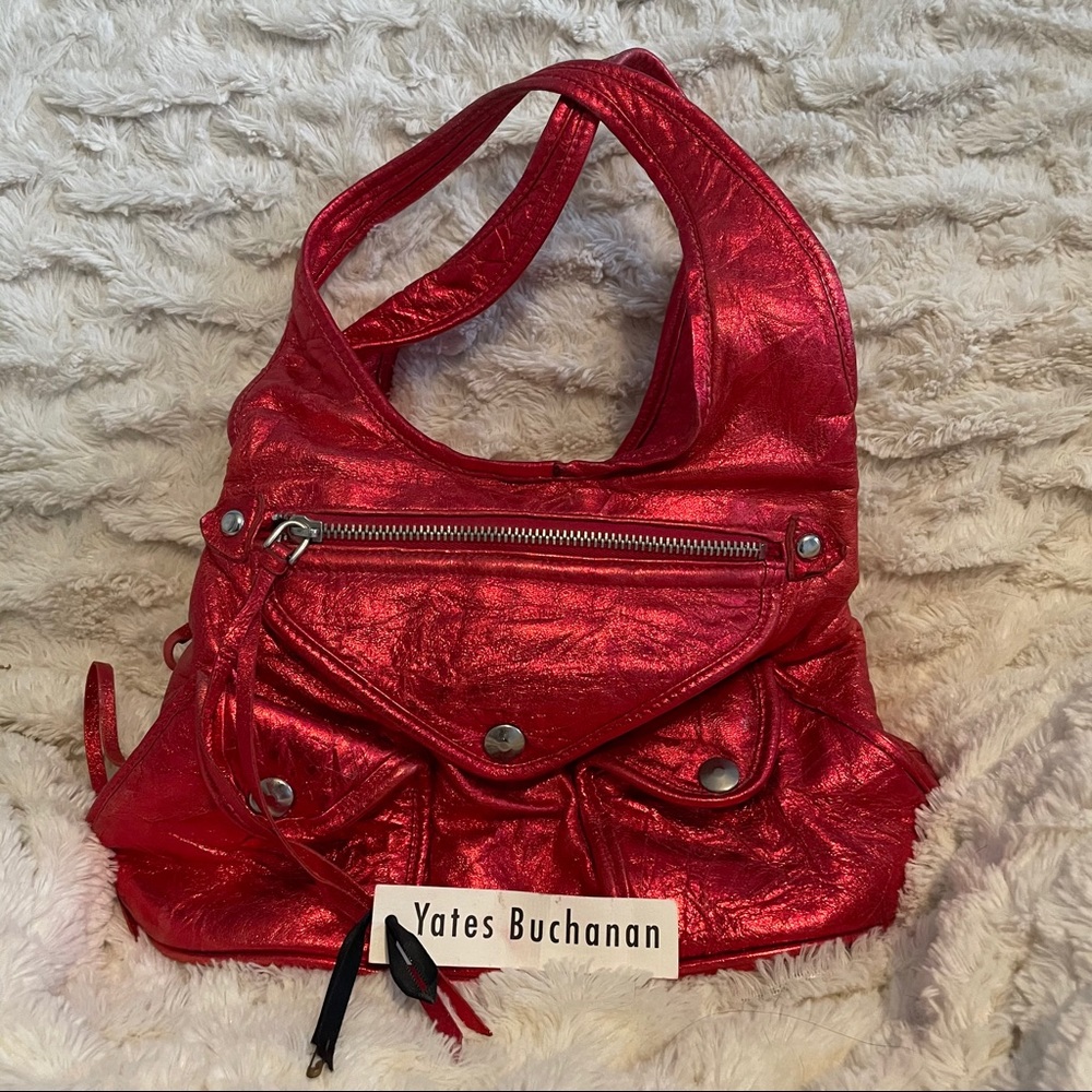 Red Metallic Bag